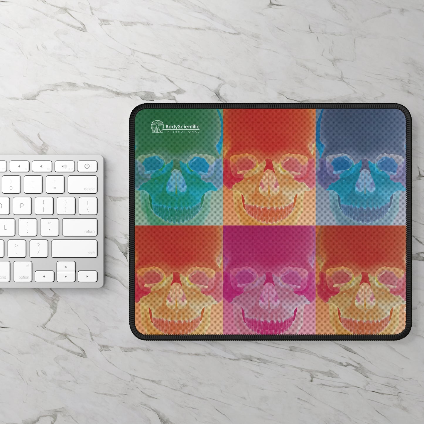 Neon Skull 6 Mouse Pad