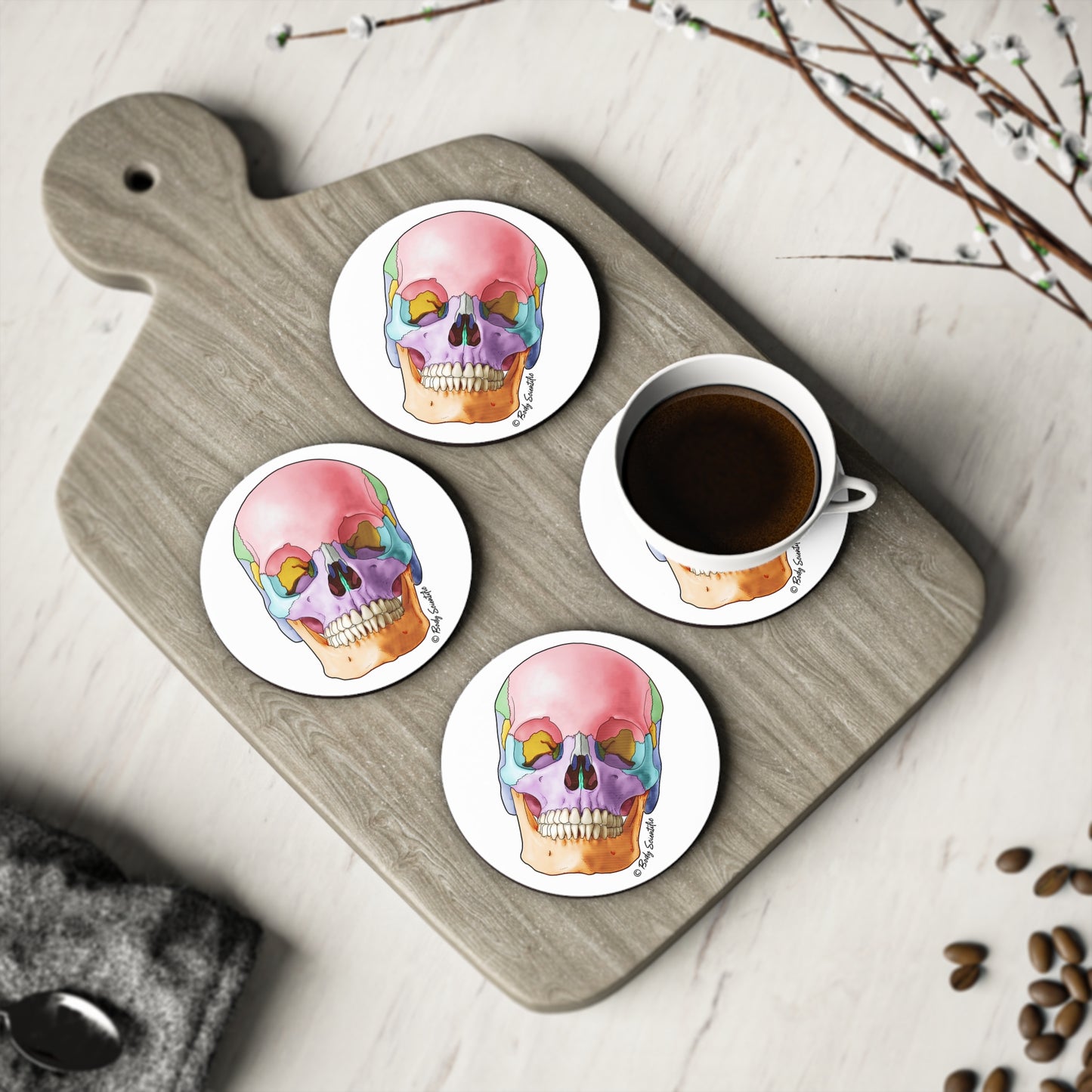 Skull Coasters