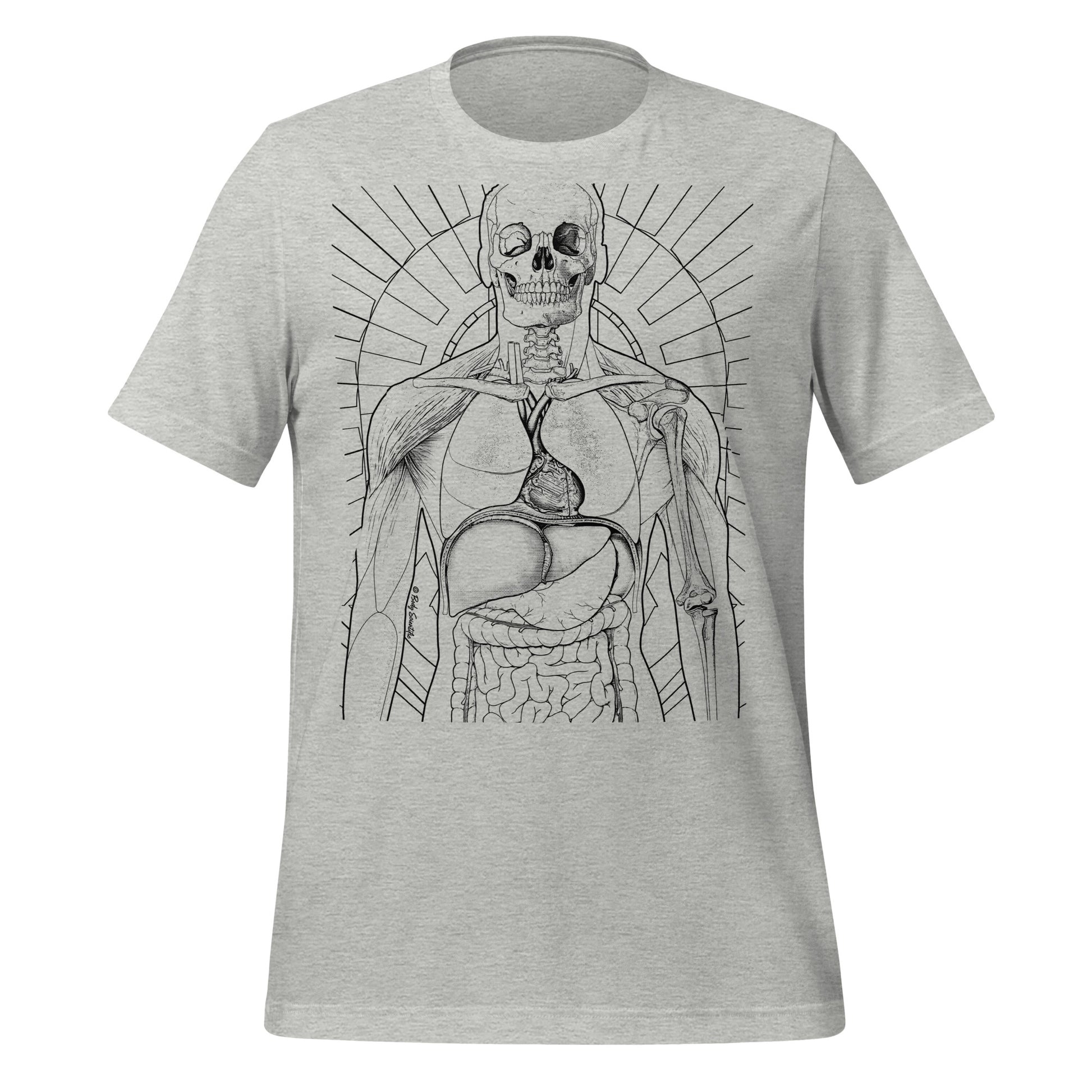 T-Shirt with illustration of organs in the body