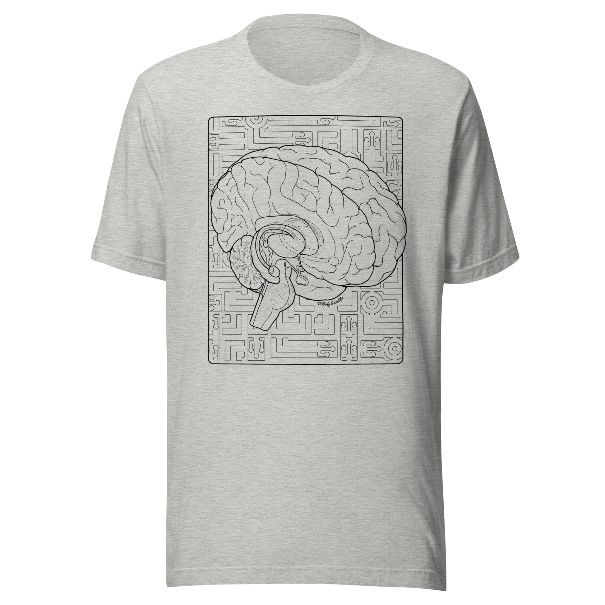T-Shirt with illustration of Brain