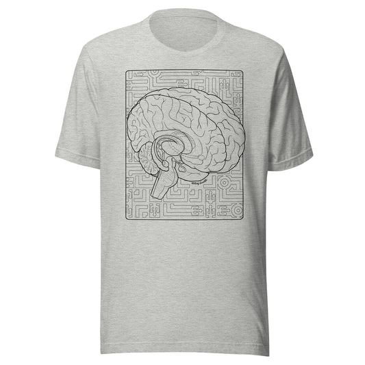 T-Shirt with illustration of Brain