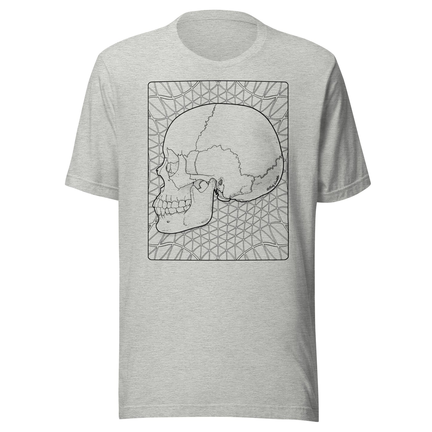 T-Shirt with illustration of skull