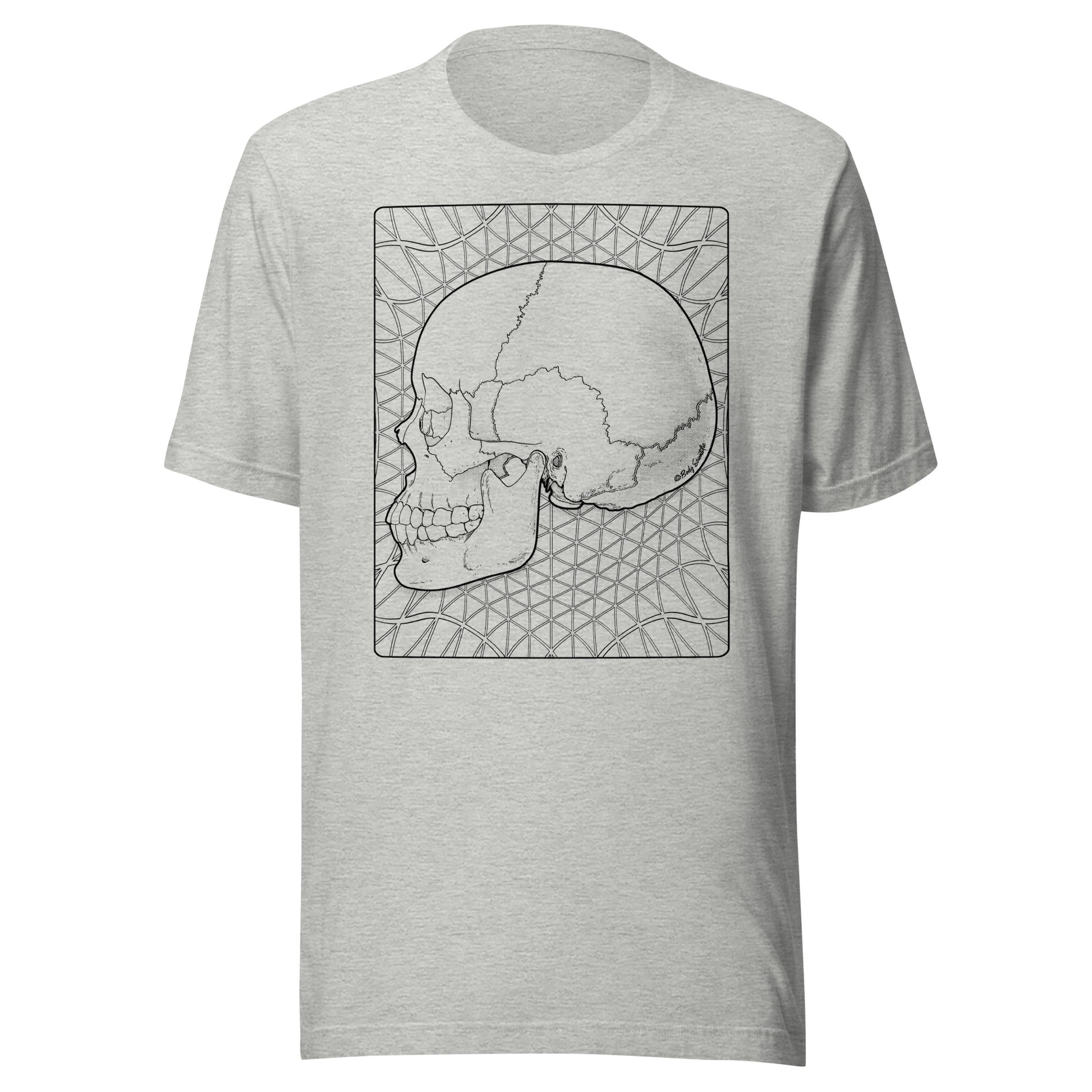 T-Shirt with illustration of skull