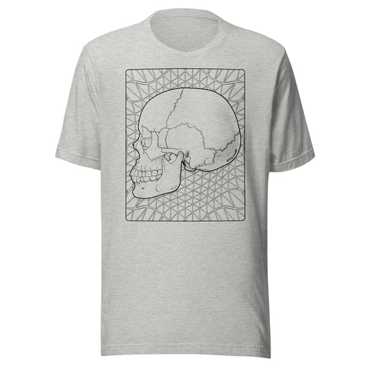 T-Shirt with illustration of skull